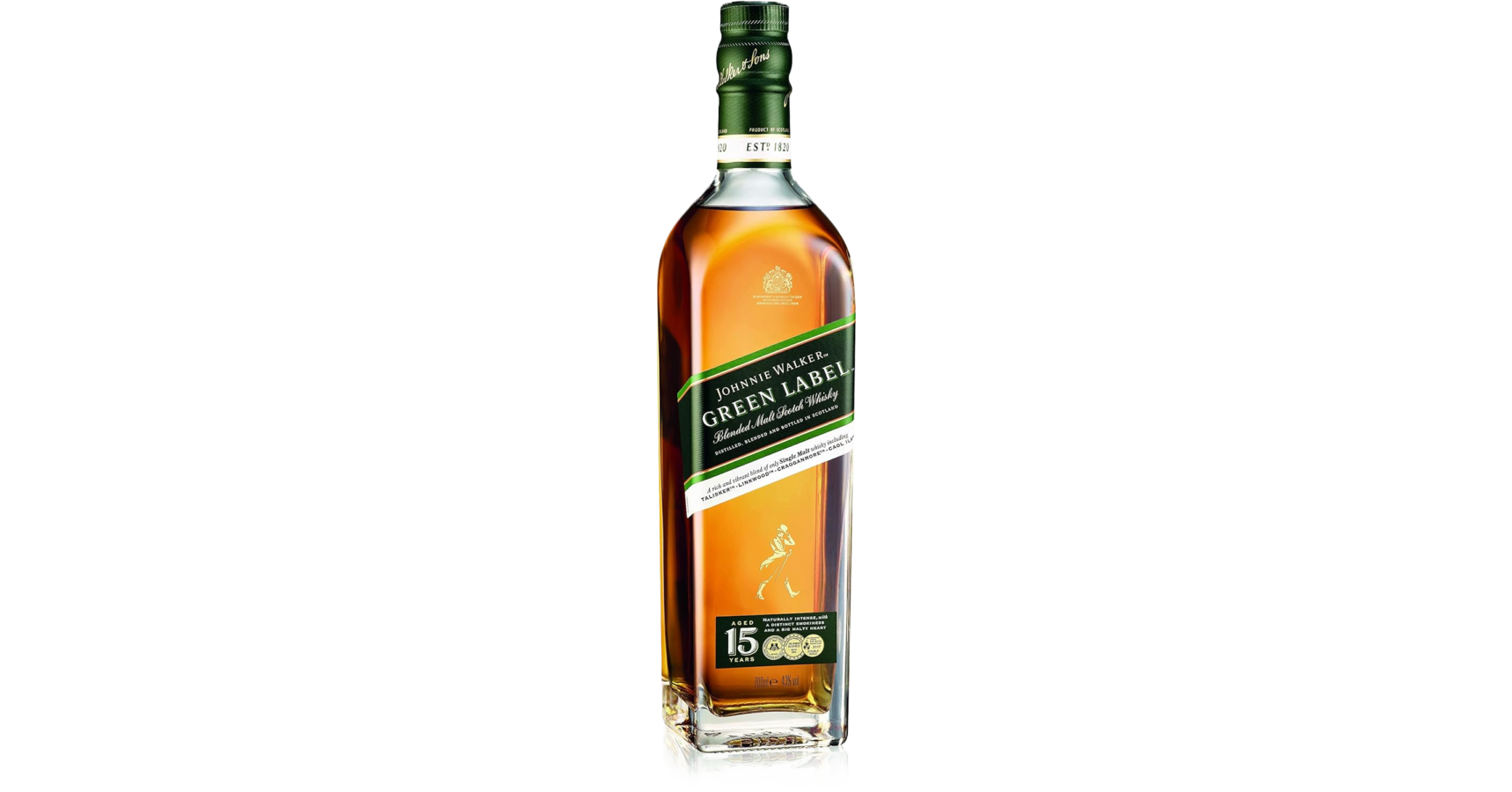 Johnnie Walker Green Label Whisky (0,7L | 43%) - 18889 Ft