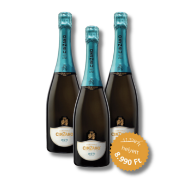 3 üveg Cinzano Asti D.O.C.G. 