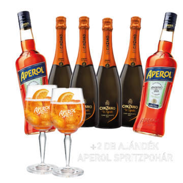 Aperol Spritz Duplán csomag + poharak