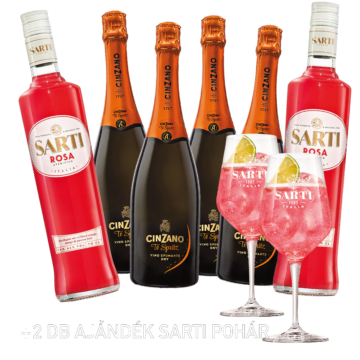 Sarti Spritz Csomag Pohárral