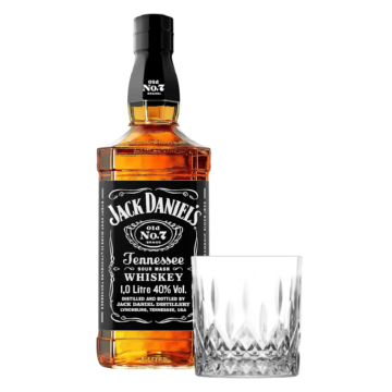 Jack Daniel's Whiskey (1,0L) + Ajándék pohár