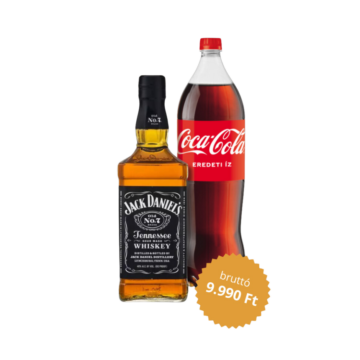 Jack Daniels 1,0l + Coca-Cola csomag
