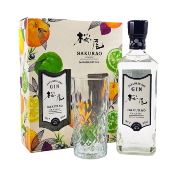 Sakurao Classic gin Ajándékcsomag Pohárral  (0,7L | 40%)