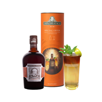 Diplomatico Mantuano ajándékcsomag Highball pohárral (0,7L | 40%)