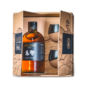 Akashi Meisei whisky DD 2 pohárral (0,5L | 40%)