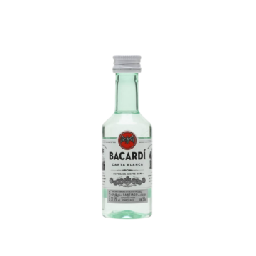 Bacardi Carta Blanca Superior Rum Mini (0,05L|40%)