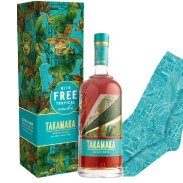 Takamaka Extra Noir Charred Cask Rum (Díszdoboz+Zokni) (0,7L|43%)