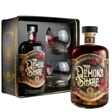 The Demons Share 12 Years Rum (Díszdoboz+Pohár) (0,7L|41%)