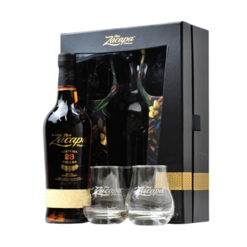 Zacapa 23 Solera Gran Reserva Rum (PDíszdoboz + 2 Pohár) (0,7L|40%)