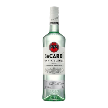 Bacardí Carta Blanca Rum (1,0L | 37,5%)
