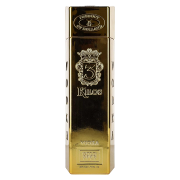 3 Kilos Vodka Gold 999.9 (1L | 40%)