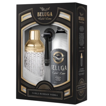 Beluga Gold Line Vodka (Díszdoboz+ Shaker)(0,7L|40%)