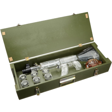 Kalaschnikow Red Army Vodka (Díszdobozban + 6 Pohár) (1L+0,2L|40%)