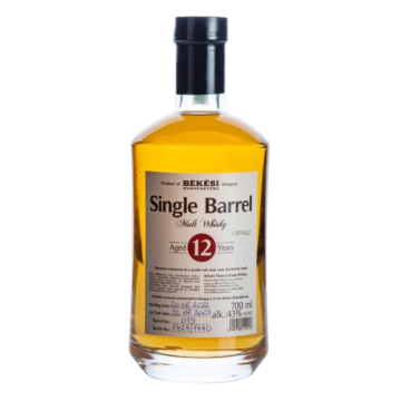Békési Manufaktúra Single Barrel 12 Éves Whisky (0,7L|43%)