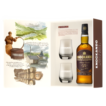 Knockando 21 Years Whisky (Díszdoboz+Pohár) (0,7L|43%)