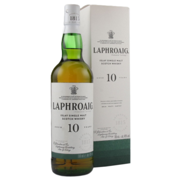 Laphroaig 10 éves Skót S.M. Whisky (0,7L | 40%)