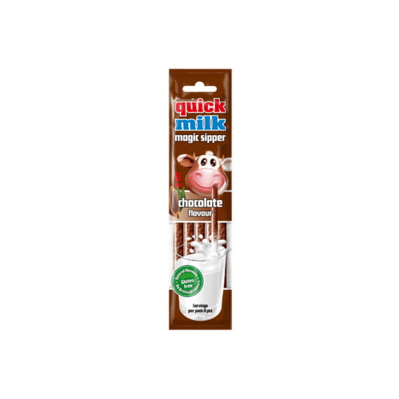 Quick Milk Ízesített Szívószál Csokoládé (5x6 g)