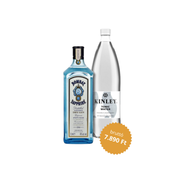 Bombay gin + Kinley Tonic