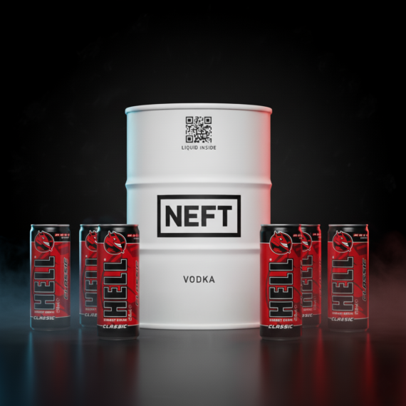 NEFT vodka & Hell Energy