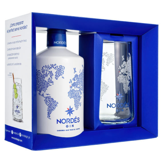 Nordes gin ajándékcsomag pohárral (0,7L | 40%)