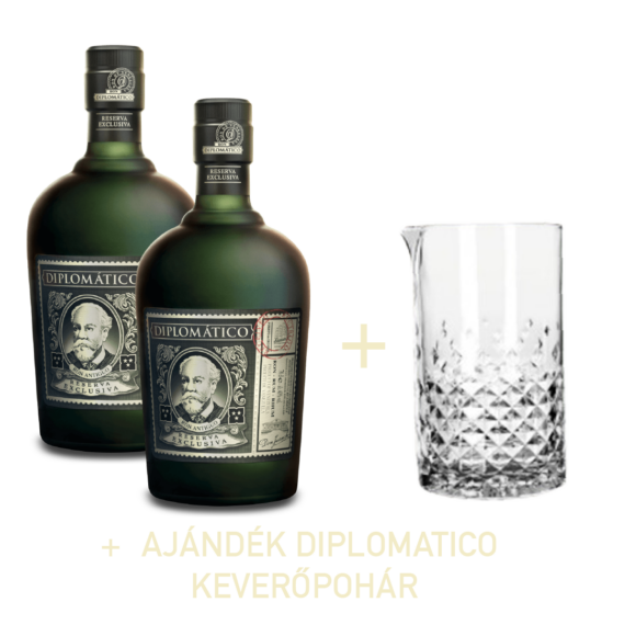 Diplomatico Reserva Exclusiva Rum & Ajándék Diplomatico Keverőpohár