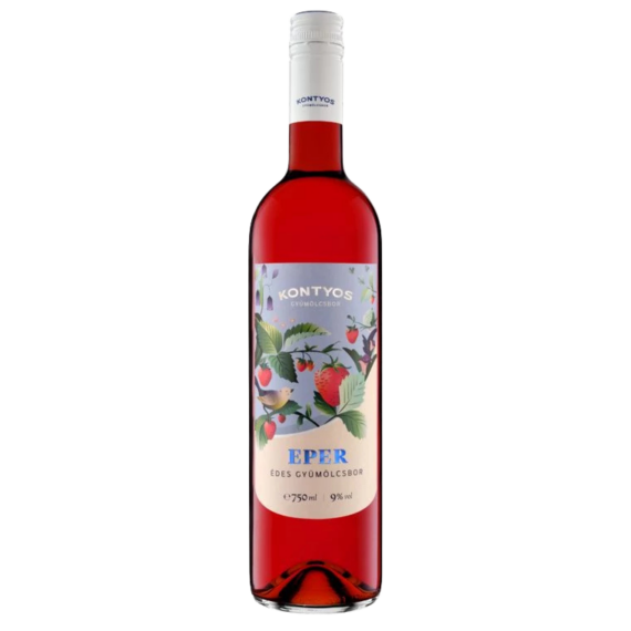 Kontyos Édes Alma-Eperbor (0,75L)