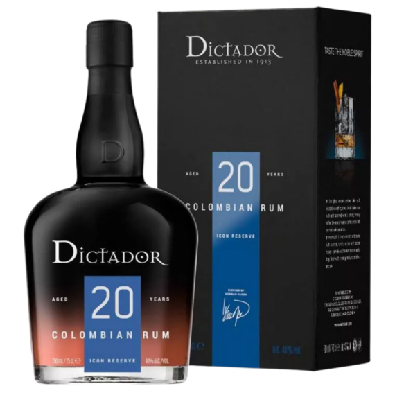 Dictador 20 Years Rum (Díszdoboz) (0,7L|40%)