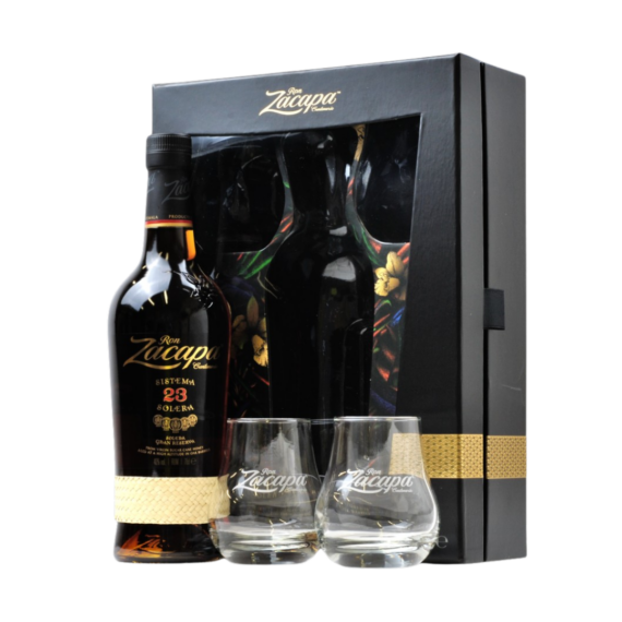 Zacapa 23 Solera Gran Reserva Rum (PDíszdoboz + 2 Pohár) (0,7L|40%)