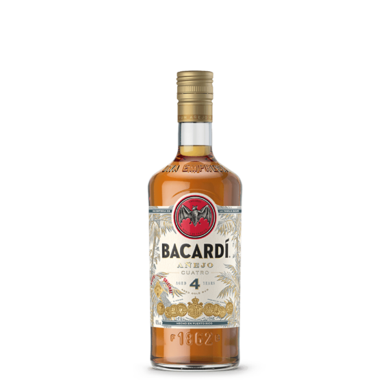 Bacardi Anejo Cuatro Rum - 4 Years (0,7L | 40%)