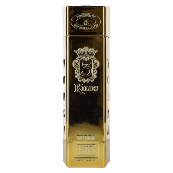 3 Kilos Vodka Gold 999.9 (1L | 40%)