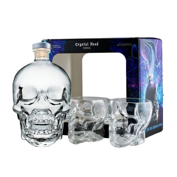 Crystal Head Vodka (Díszdoboz + Pohár) (0,7L|40%)
