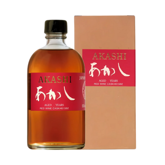 Akashi Single Malt Red Wine Cask 4 Years Whisky (0,7L|62%)