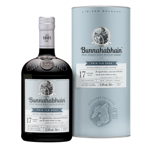 Bunnahabhain 17 Years Mòine Triple Cask Whisky (0,7L|52,6%)