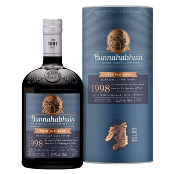 Bunnahabhain 1998 Manzanilla Cask Feis Ile 2023 (23YO) Whisky (0,7L|52,3%)
