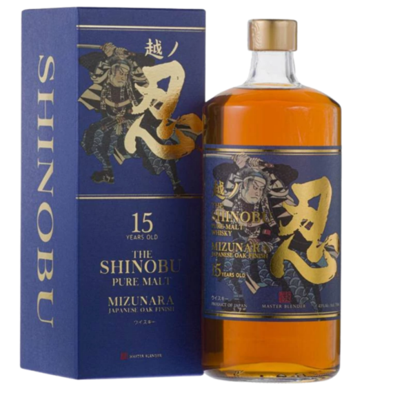 Shinobu 15 Years Pure Malt Whisky Mizunara Oak Finish (0,7L|43%)