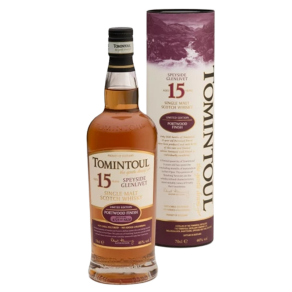 Tomintoul 15 Years Portwood Finish Whisky (0,7L|46%)