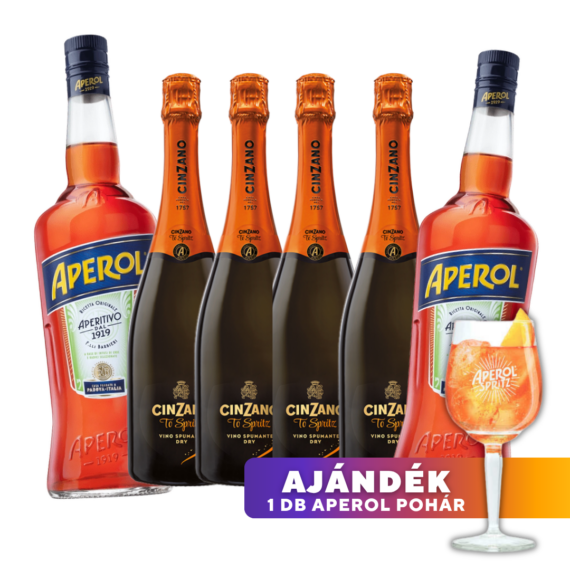 Aperol Spritz Duplán csomag + pohar